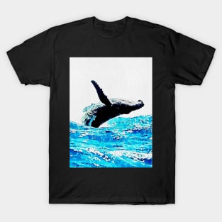 humpback whale Breaching T-Shirt